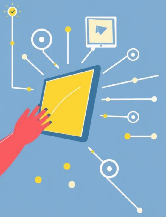 AI generated illustration DigitalConnectionAction (DigiConAct).